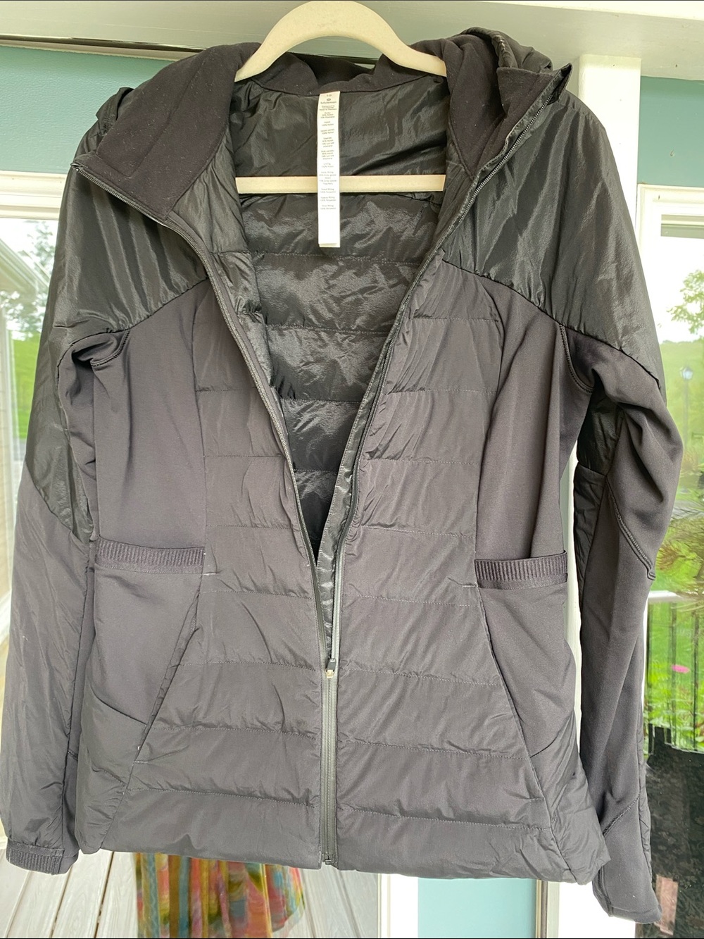 lululemon athletica Black Hooded down quilted Jacket - Picture 9 of 13